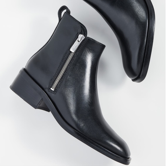 NWT$525 3.1 Phillip Lim Alexa Leather Ankle Bootie Dual Side Zippers Boots 38.5 - Picture 8 of 17